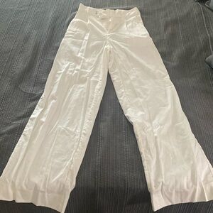 Banana Republic White Linen Pants